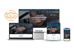 Mockup Site para Empresas de Servicos 600 × 400 px | WebSite Salvador